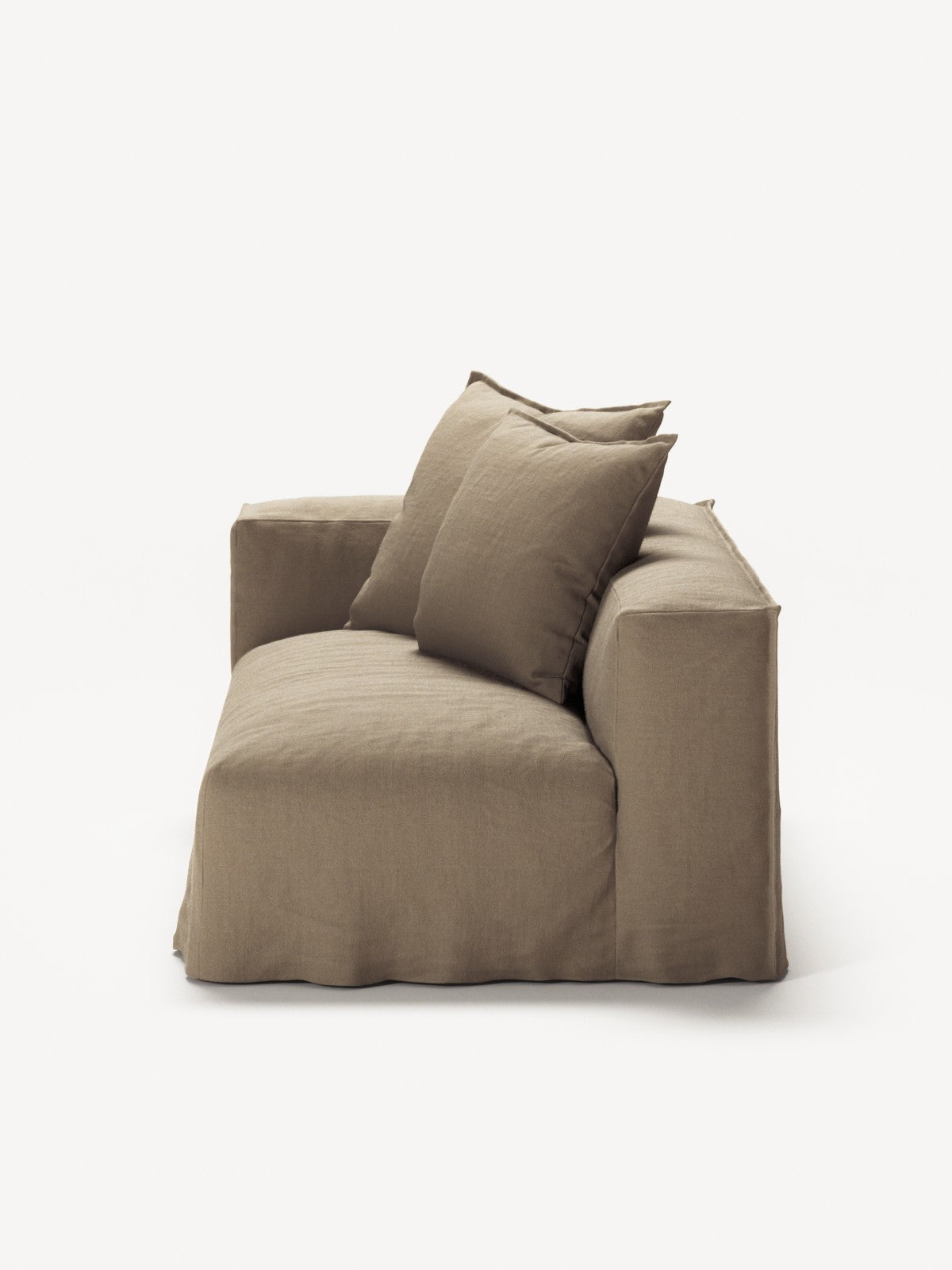 NOMAD - 2 Seat - Left - Pure Linen Natural