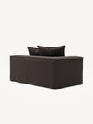 NOMAD - 2 Seat - Left - Pure Linen Truffle Brown