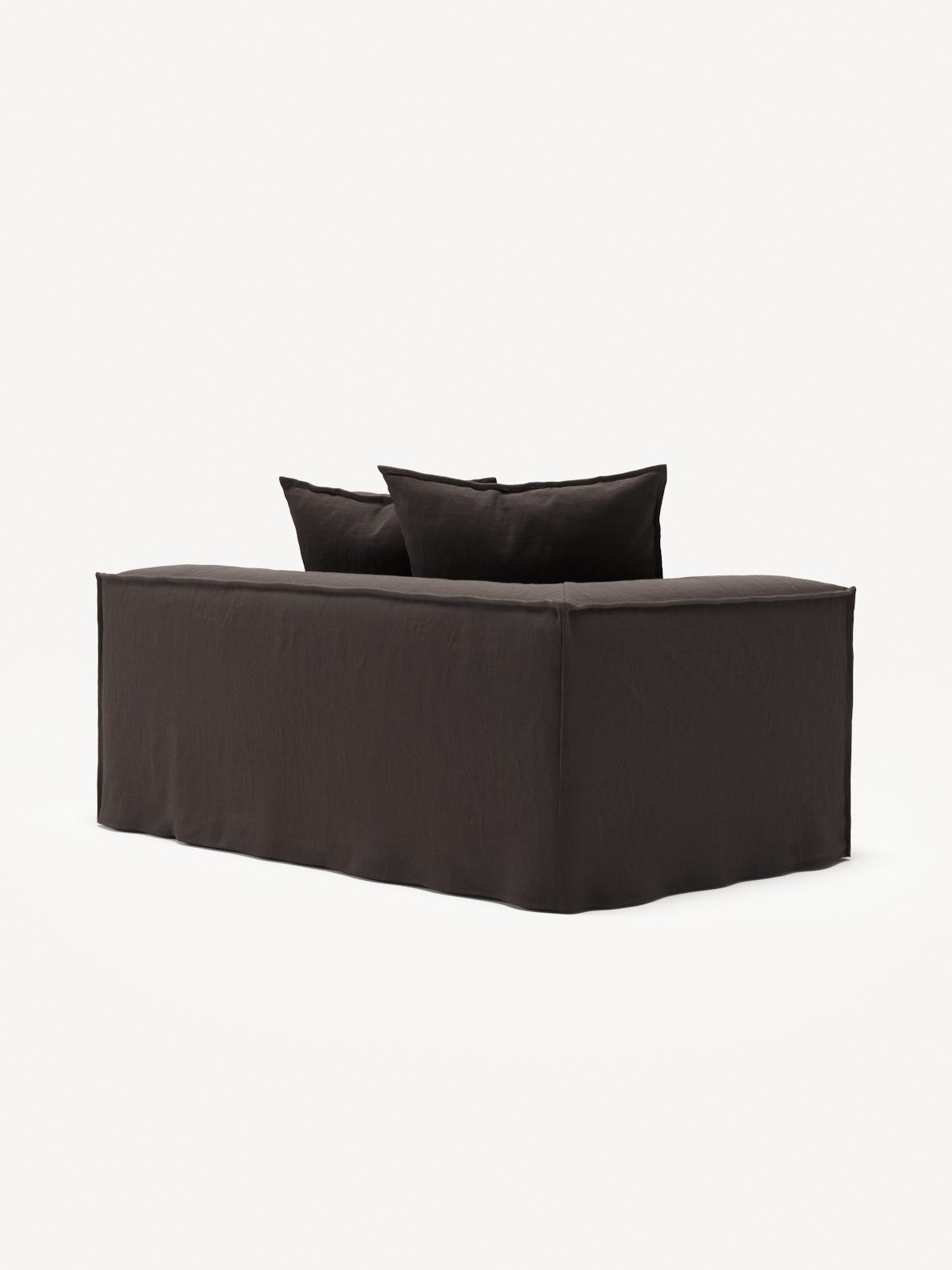 NOMAD - 2 Seat - Left - Pure Linen Truffle Brown