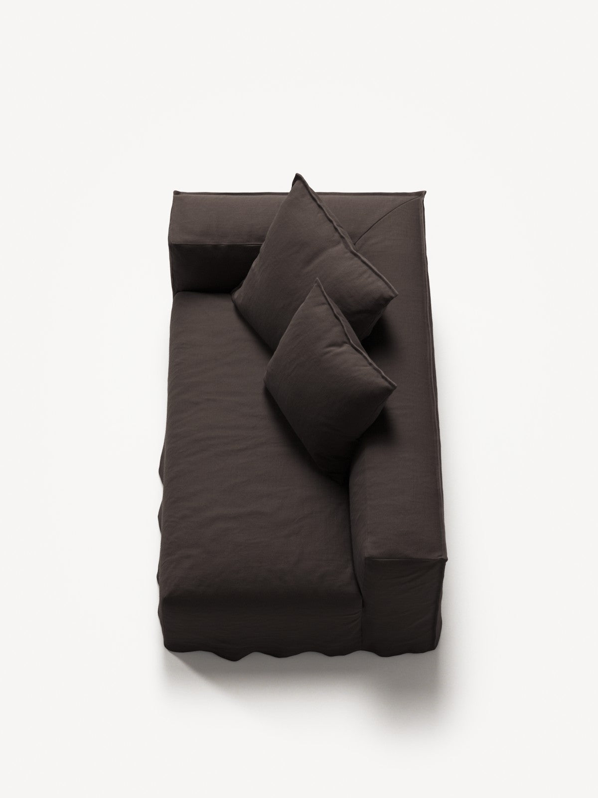 NOMAD - 2 Seat - Left - Pure Linen Truffle Brown