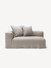 NOMAD - 2 Seat - Left - Textured Blend Beige