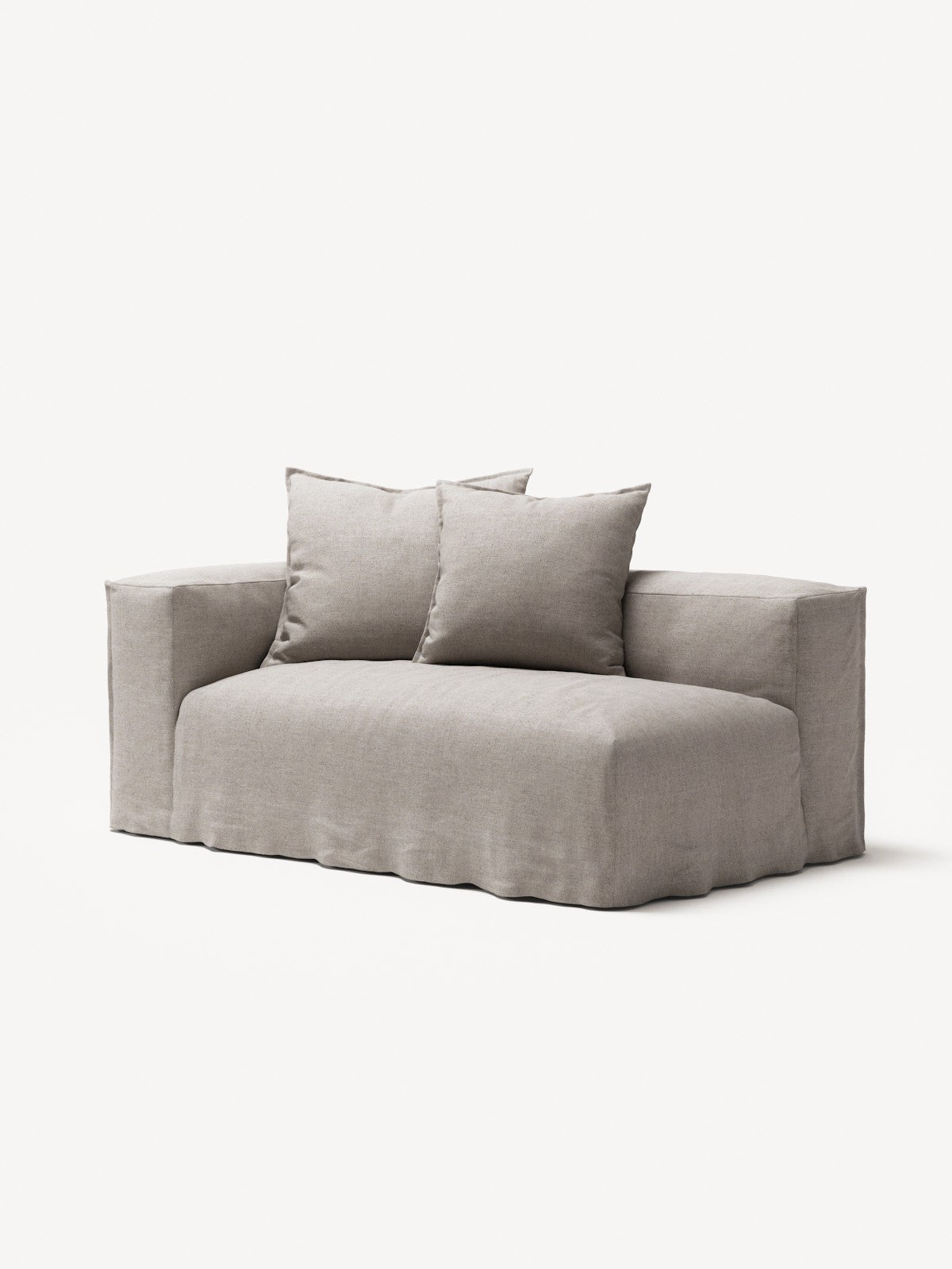 NOMAD - 2 Seat - Left - Textured Blend Beige