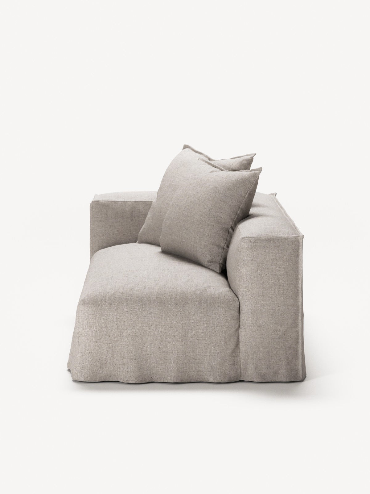 NOMAD - 2 Seat - Left - Textured Blend Beige