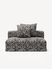 NOMAD - Seat - Chenille Jacquard Zebra Black White