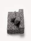 NOMAD - Seat - Chenille Jacquard Zebra Black White