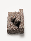 NOMAD - Seat - Chenille Jacquard Zebra Brown White