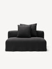 NOMAD - Seat - Pure Linen Dark Charcoal