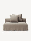 NOMAD - Seat - Pure Linen Pale Gray