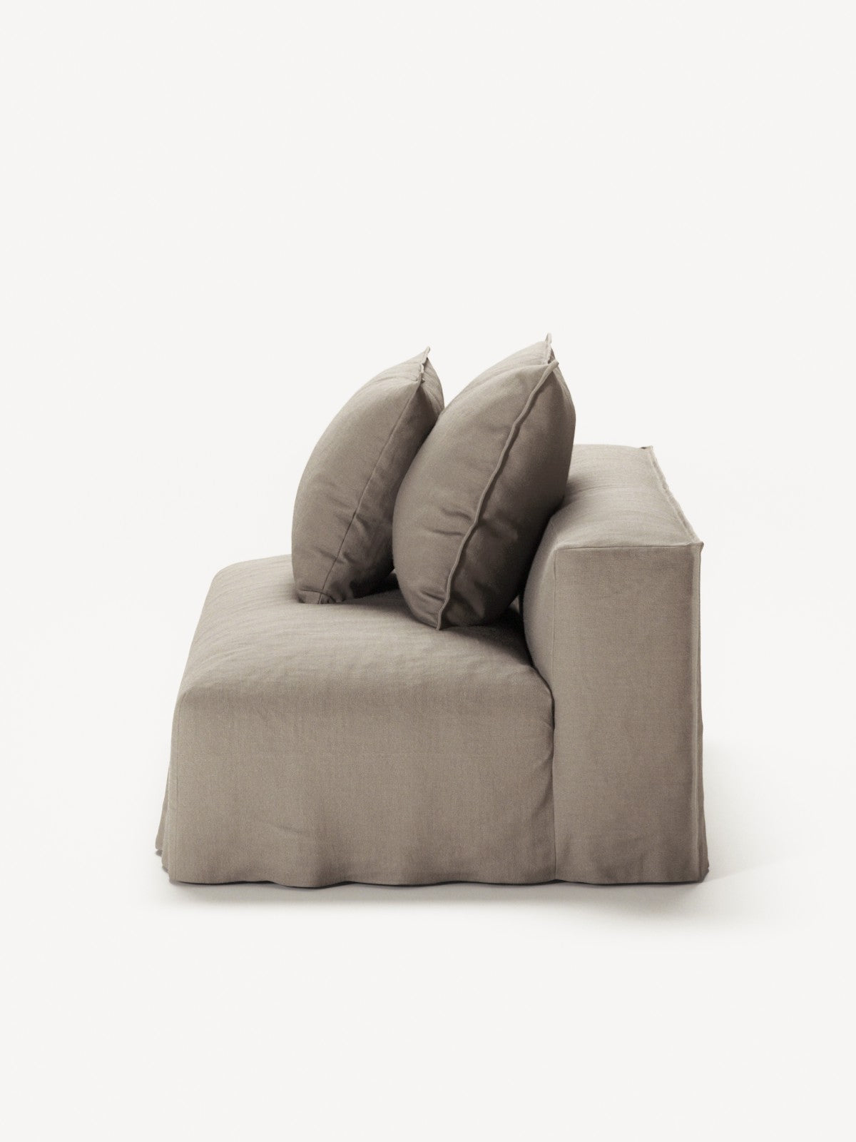 NOMAD - Seat - Pure Linen Pale Gray