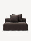 NOMAD - Seat - Pure Linen Truffle Brown
