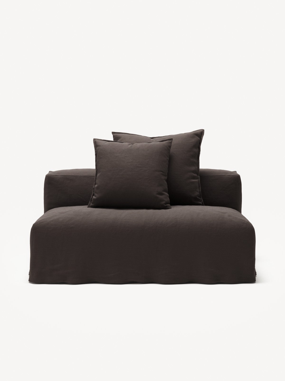 NOMAD - Seat - Pure Linen Truffle Brown