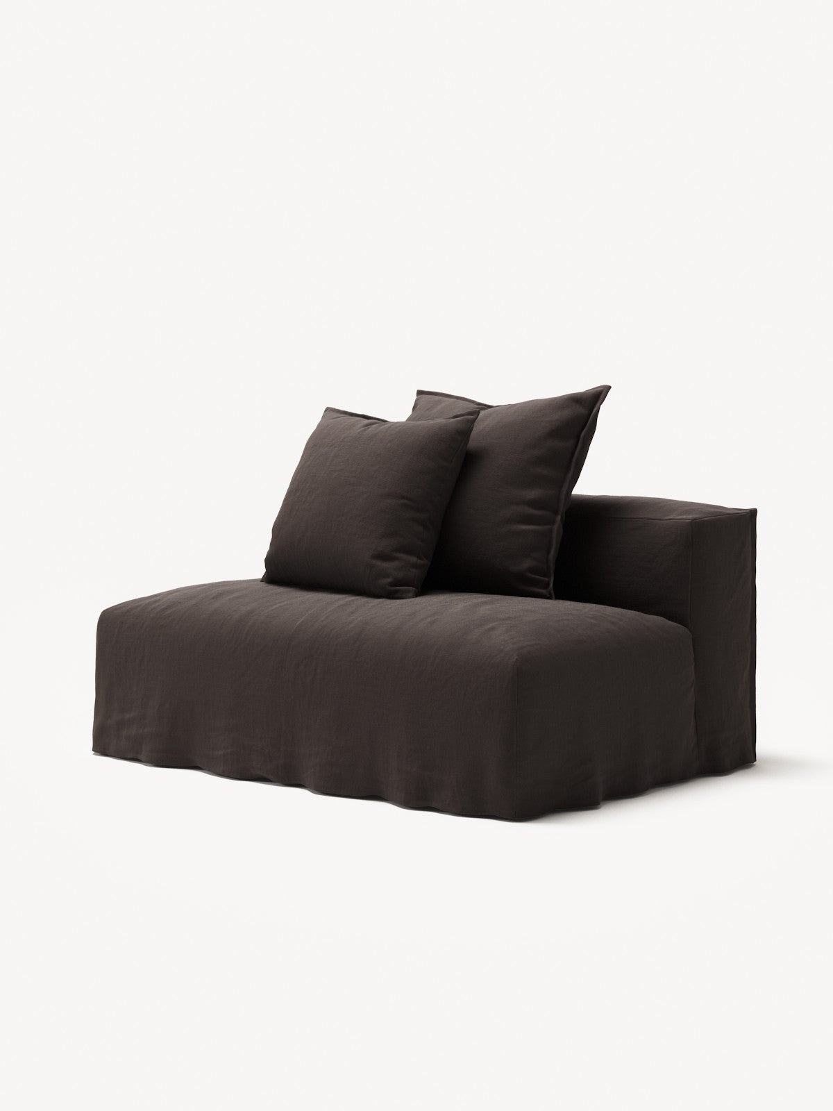 NOMAD - Seat - Pure Linen Truffle Brown