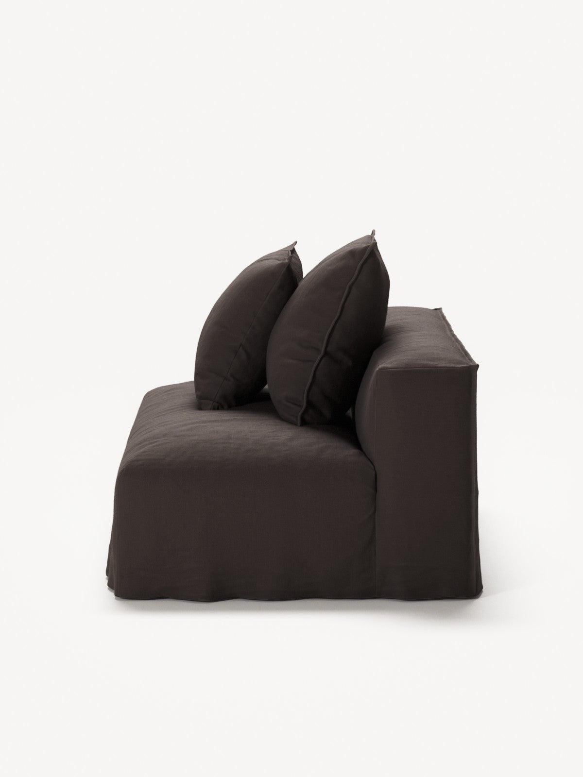 NOMAD - Seat - Pure Linen Truffle Brown