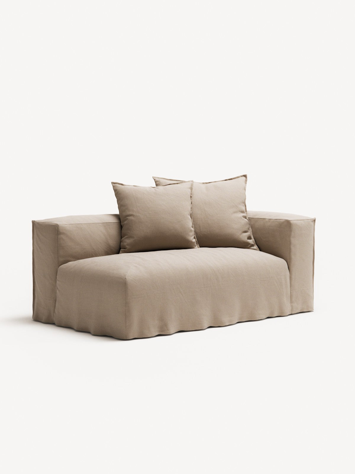 NOMAD - 2 Seat - Right - Brushed Cotton Sandy Beige