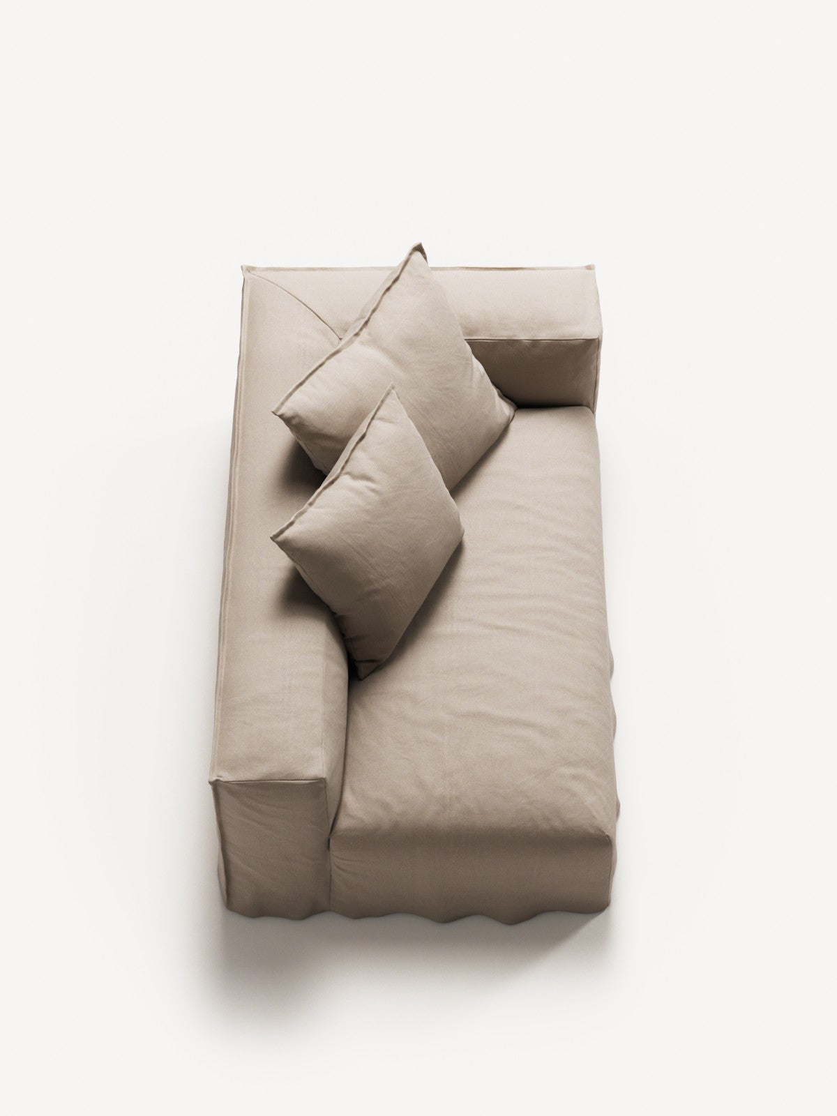 NOMAD - 2 Seat - Right - Brushed Cotton Sandy Beige