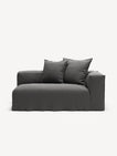 NOMAD - 2 Seat - Right - Brushed Cotton Dark Gray