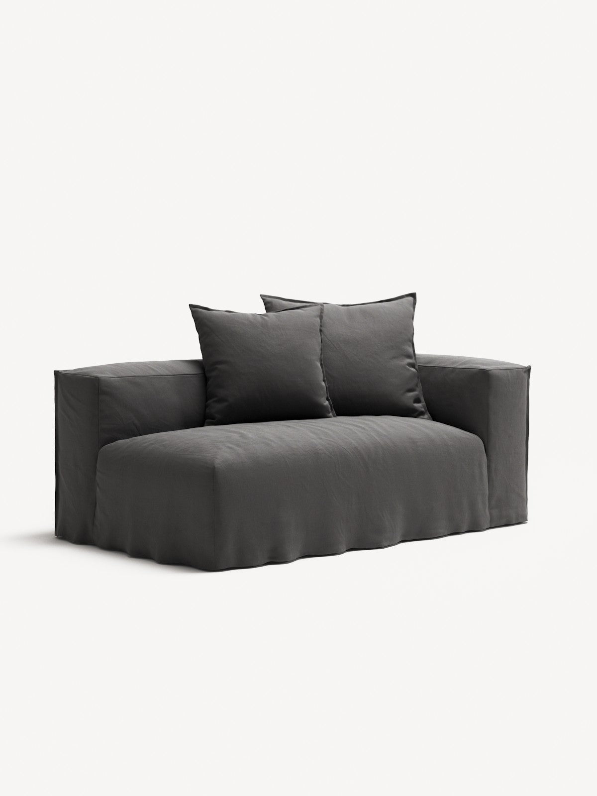 NOMAD - 2 Seat - Right - Brushed Cotton Dark Gray