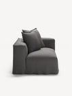 NOMAD - 2 Seat - Right - Brushed Cotton Dark Gray