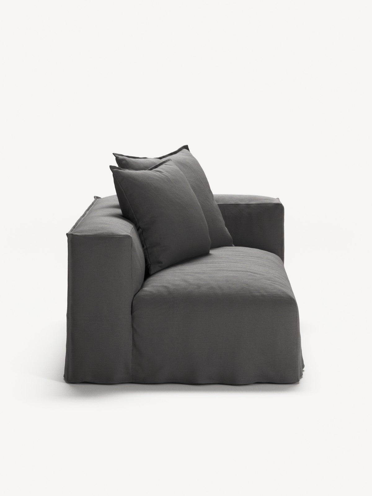 NOMAD - 2 Seat - Right - Brushed Cotton Dark Gray