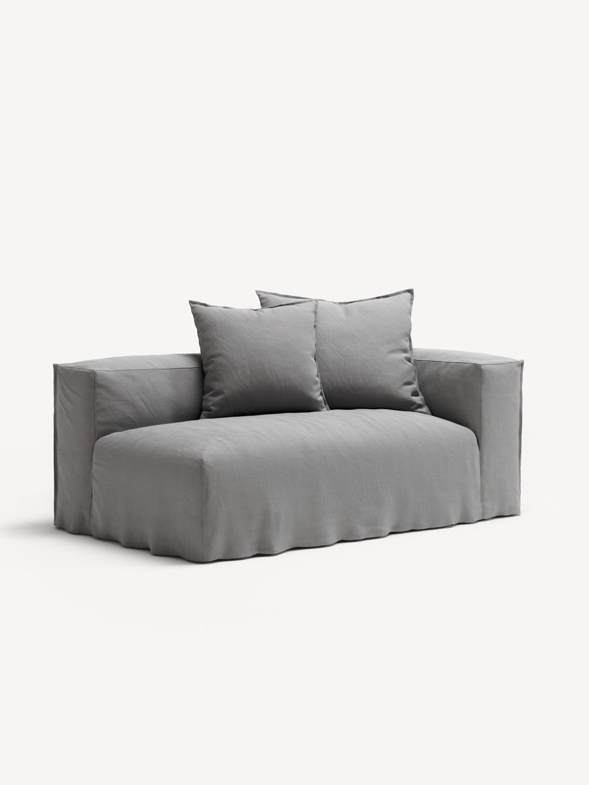NOMAD - 2 Seat - Right - Brushed Cotton Light Gray