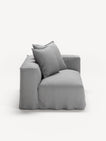 NOMAD - 2 Seat - Right - Brushed Cotton Light Gray