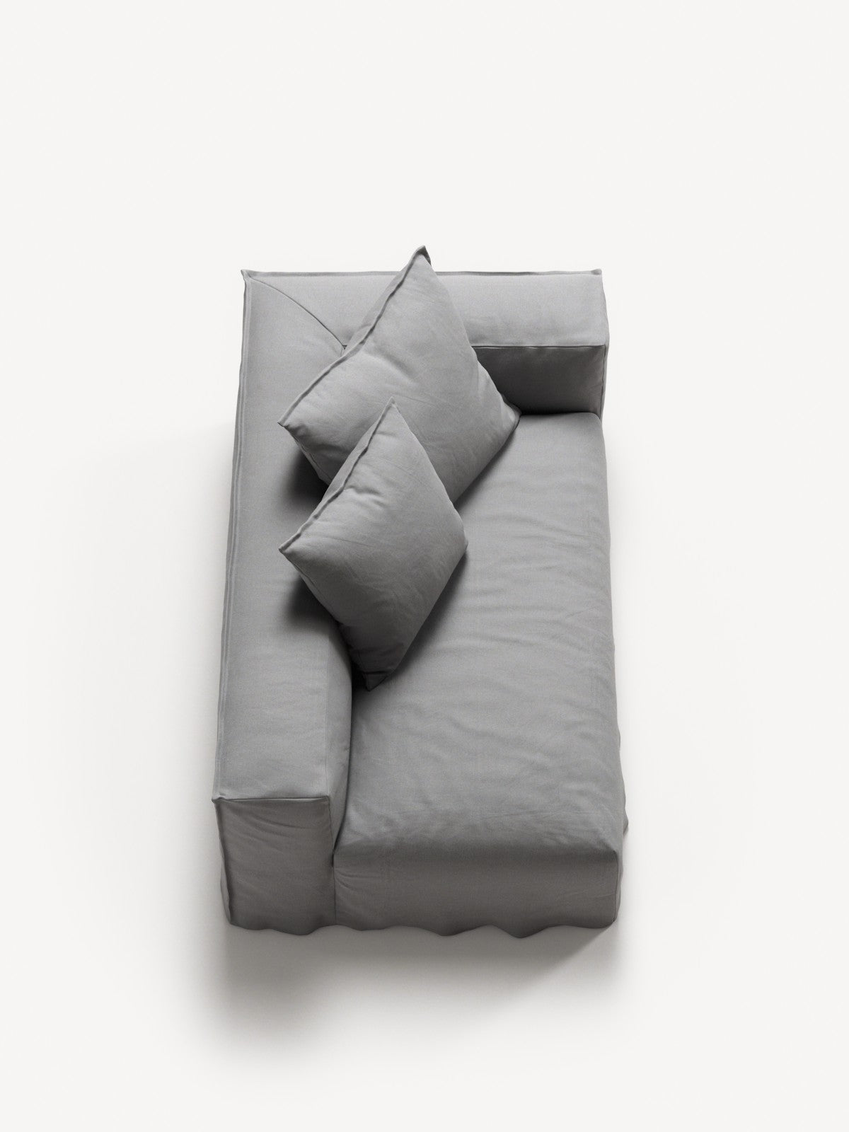 NOMAD - 2 Seat - Right - Brushed Cotton Light Gray