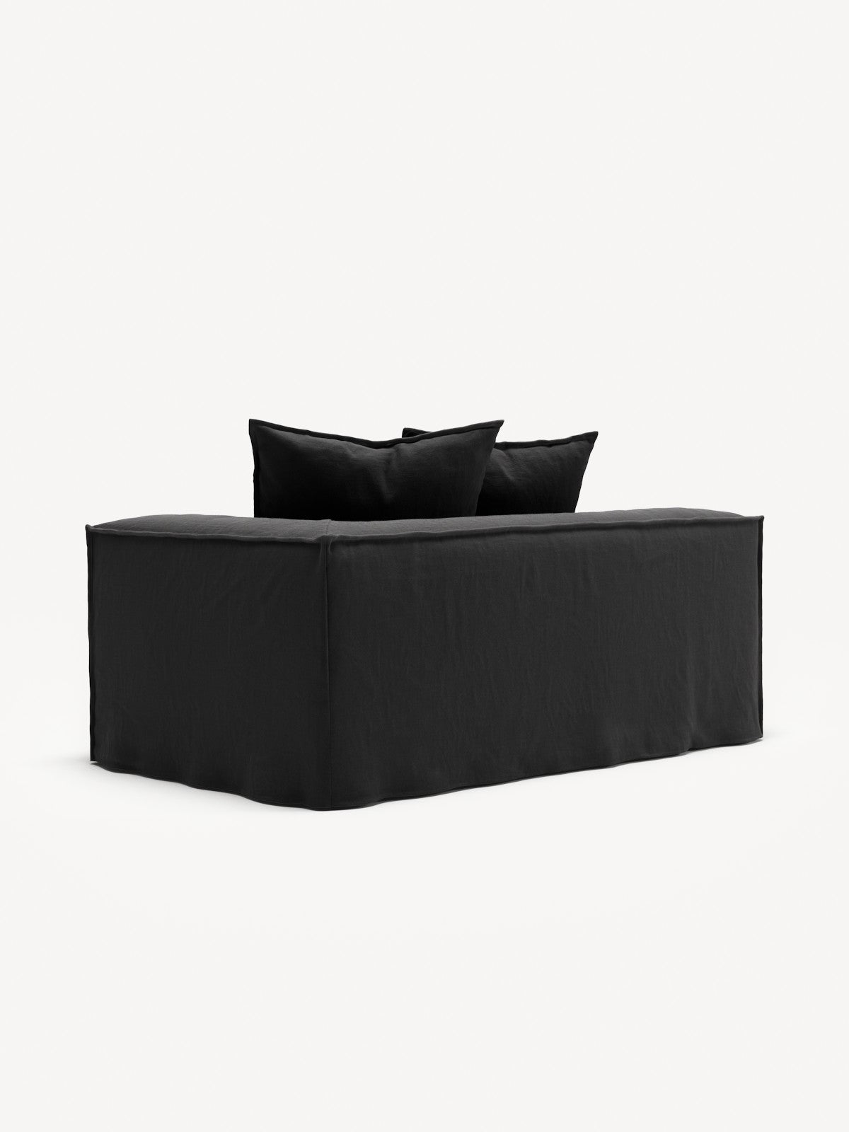NOMAD - 2 Seat - Right - Pure Linen Dark Charcoal