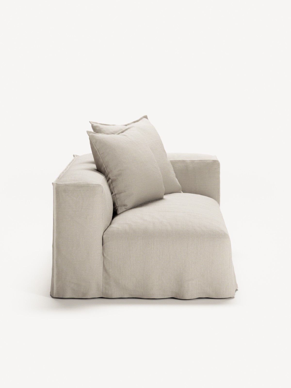 NOMAD - 2 Seat - Right - Pure Linen Off-White