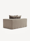 NOMAD - 2 Seat - Right - Pure Linen Pale Gray