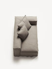 NOMAD - 2 Seat - Right - Pure Linen Pale Gray