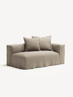 NOMAD - 2 Seat - Right - Pure Linen Sandy Beige