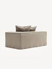 NOMAD - 2 Seat - Right - Pure Linen Sandy Beige