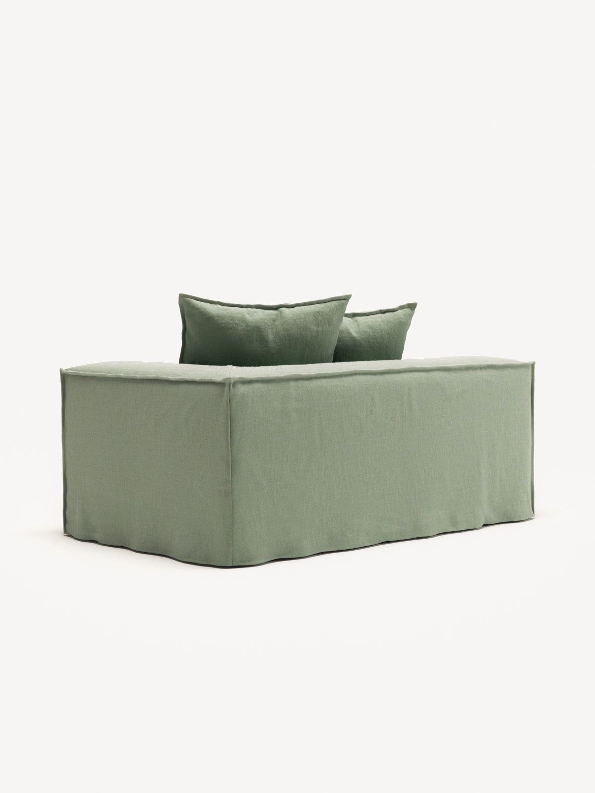 NOMAD - 2 Seat - Right - Pure Linen Vivid Green