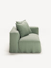 NOMAD - 2 Seat - Right - Pure Linen Vivid Green