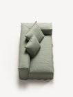 NOMAD - 2 Seat - Right - Pure Linen Vivid Green