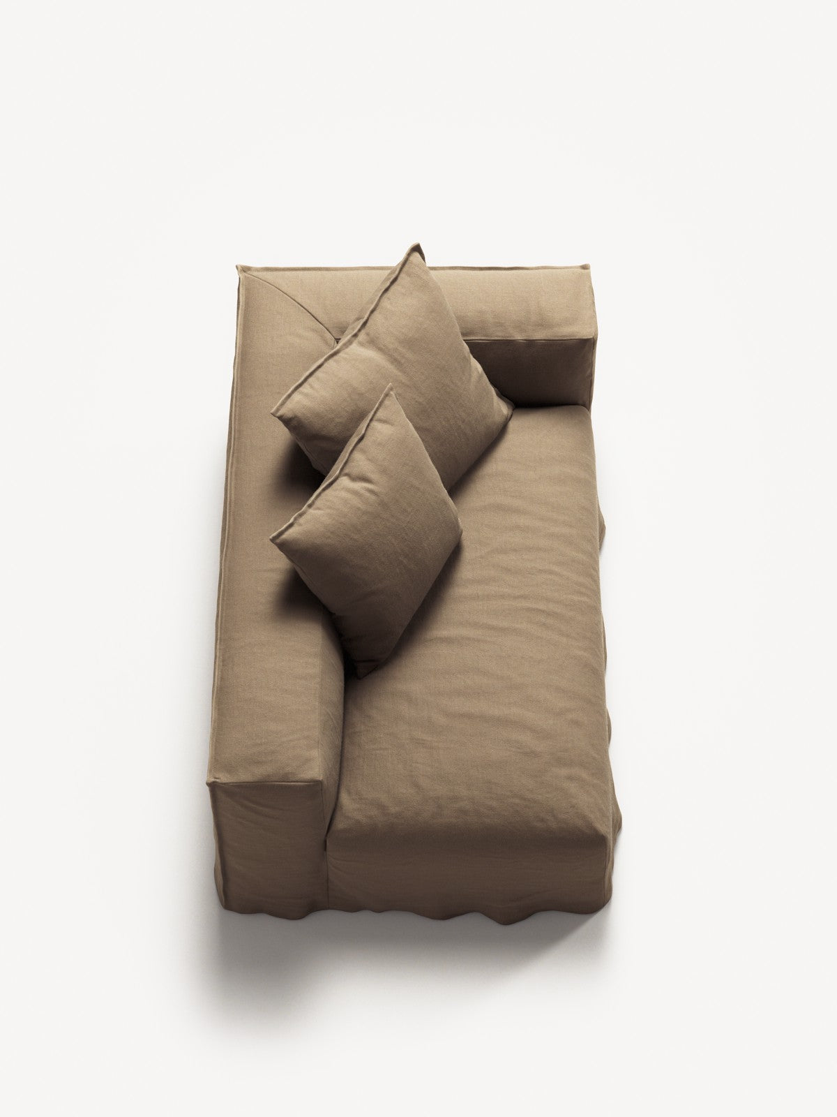 NOMAD - 2 Seat - Right - Pure Linen Natural
