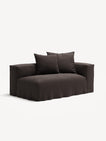 NOMAD - 2 Seat - Right - Pure Linen Truffle Brown