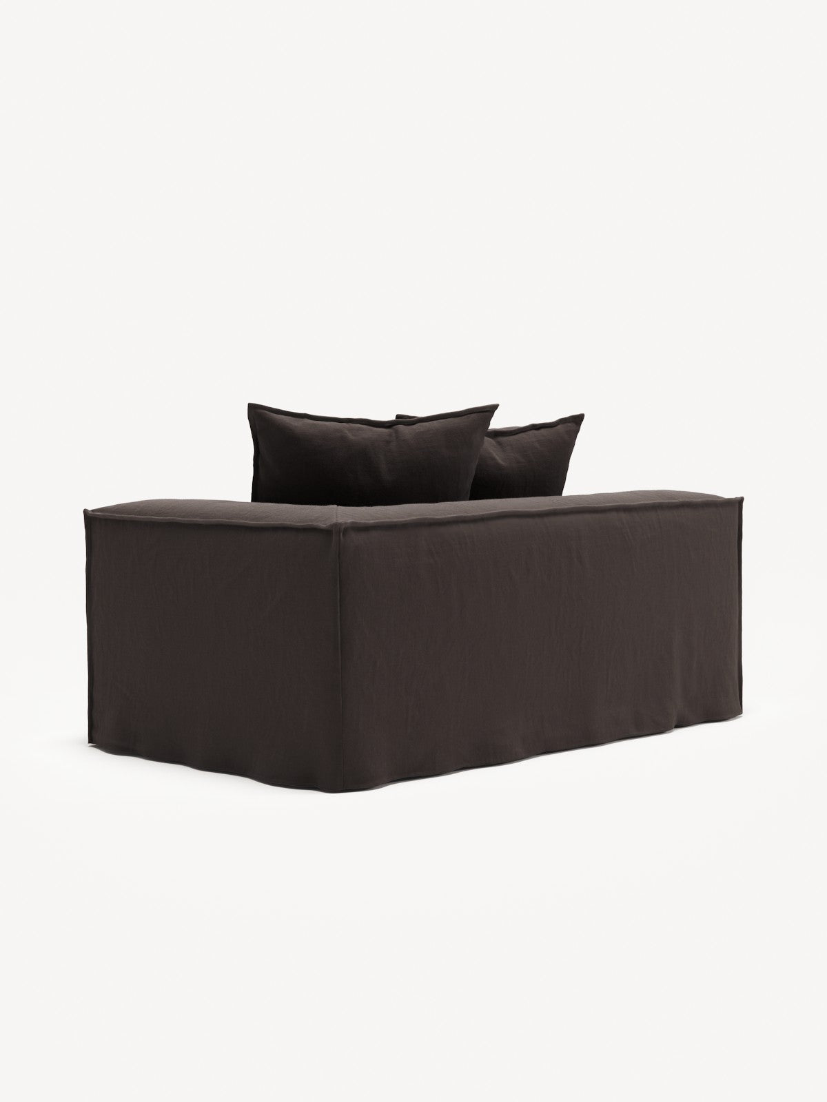 NOMAD - 2 Seat - Right - Pure Linen Truffle Brown