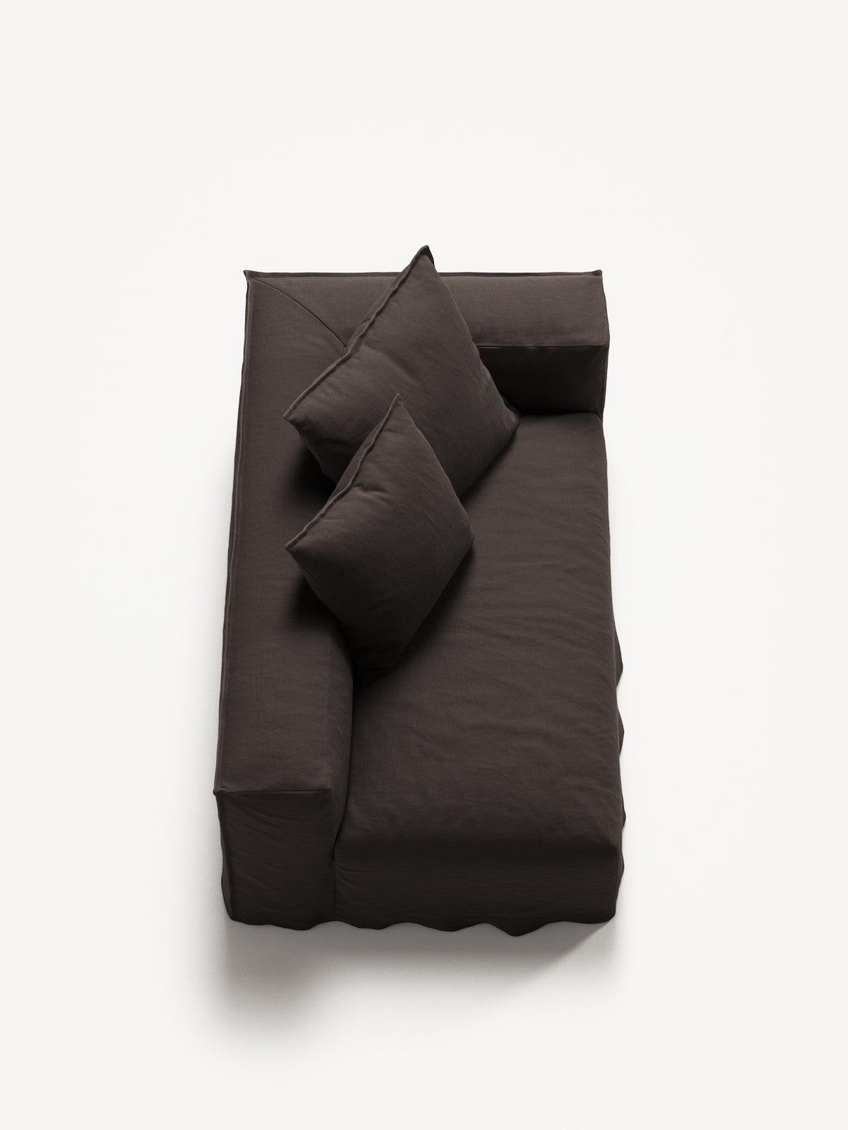 NOMAD - 2 Seat - Right - Pure Linen Truffle Brown