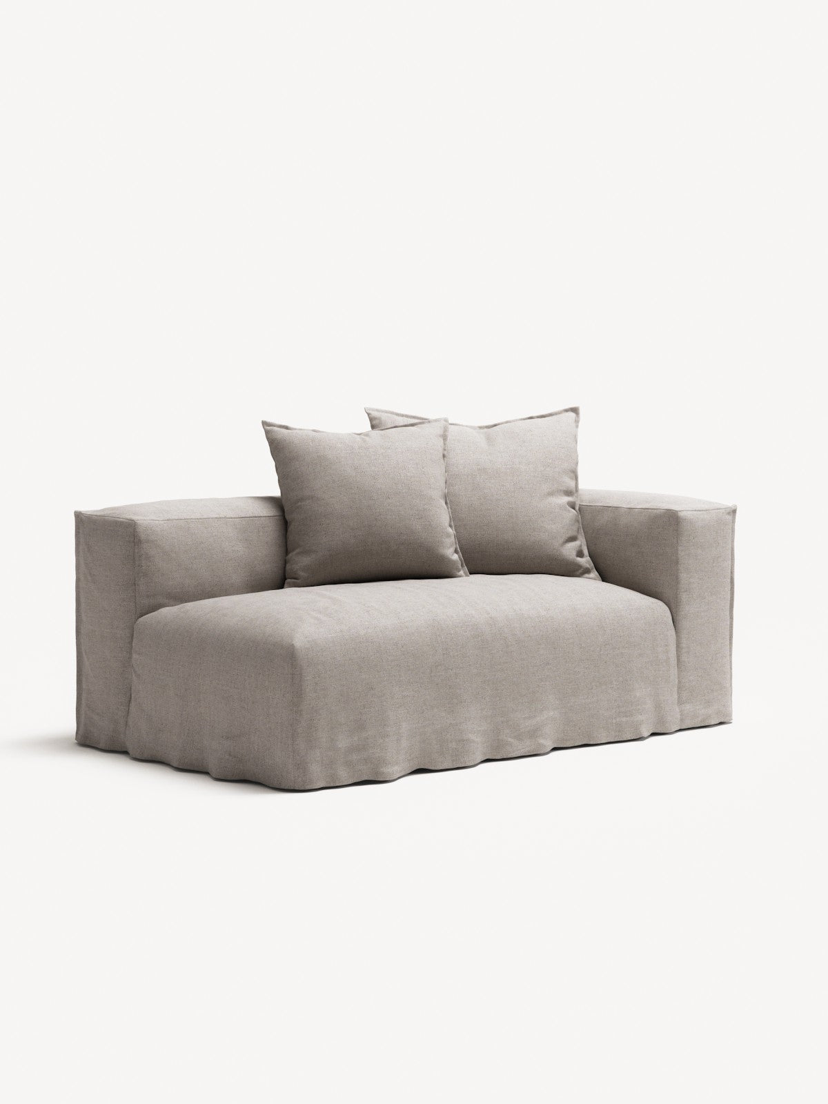 NOMAD - 2 Seat - Right - Textured Blend Beige