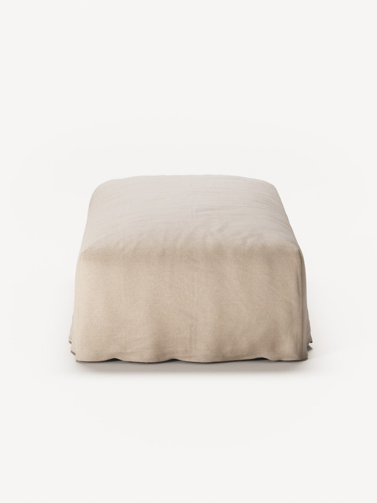 NOMAD - Pouf - Brushed Cotton Sandy Beige