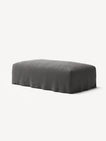 NOMAD - Pouf - Brushed Cotton Dark Gray