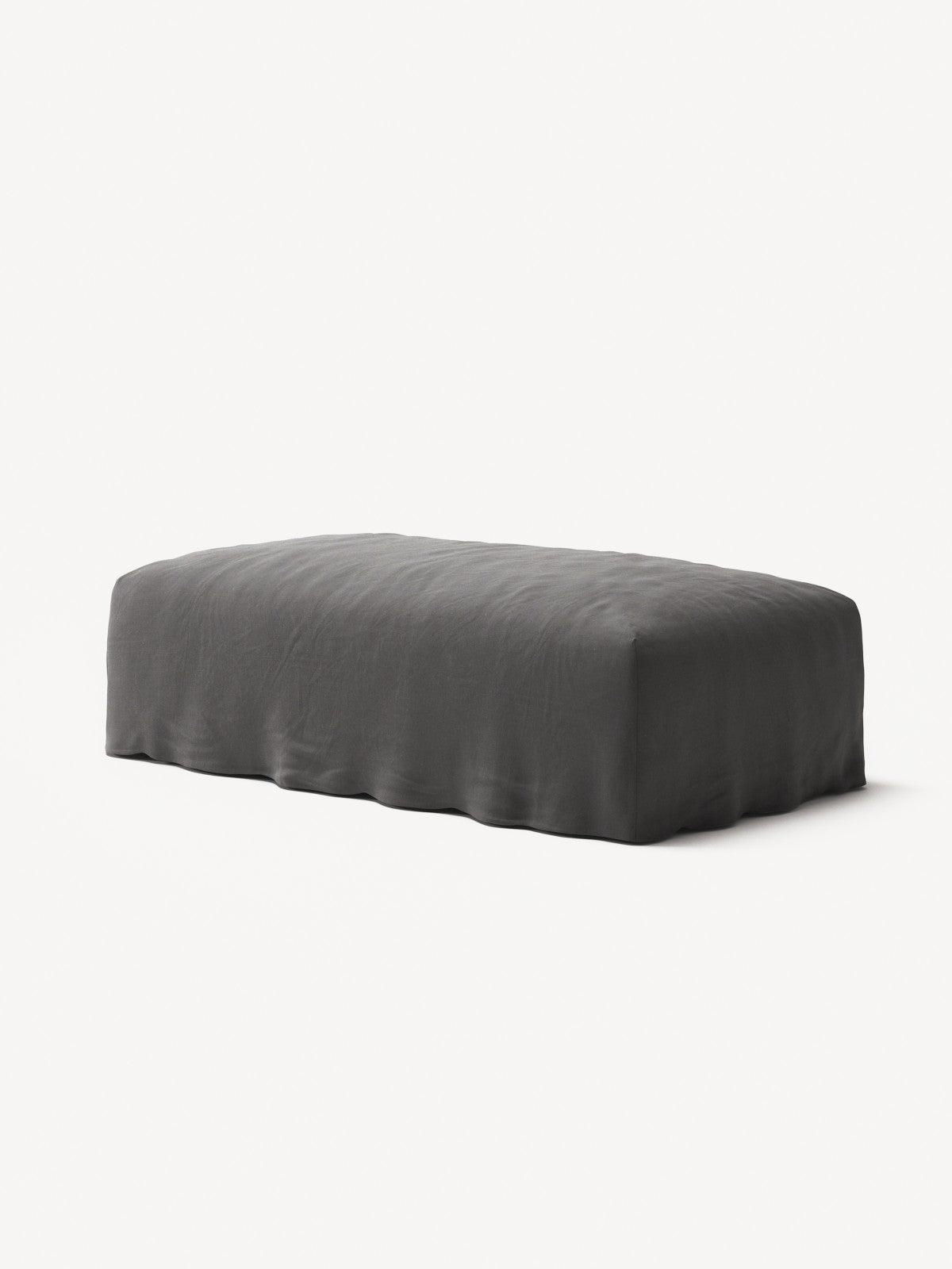 NOMAD - Pouf - Brushed Cotton Dark Gray