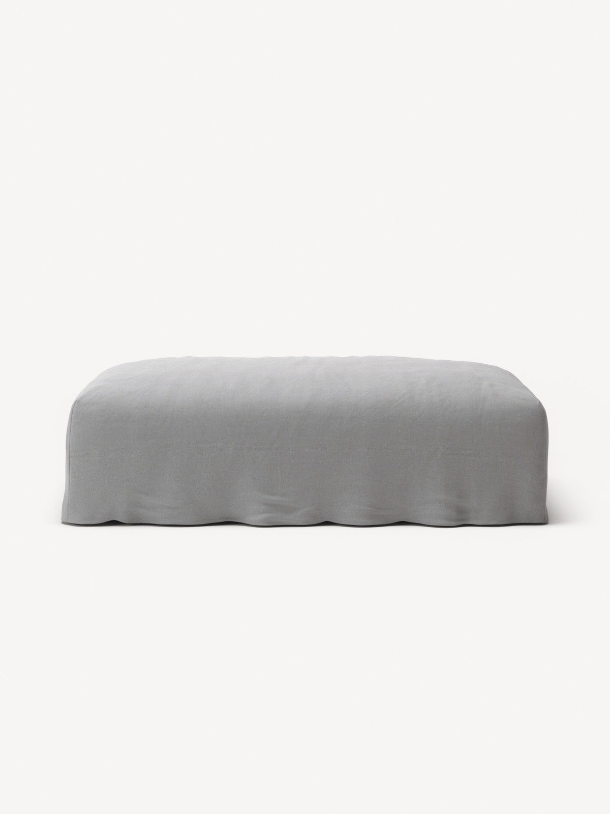 NOMAD - Pouf - Brushed Cotton Light Gray