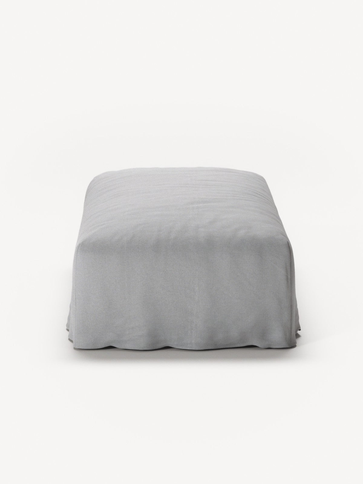 NOMAD - Pouf - Brushed Cotton Light Gray