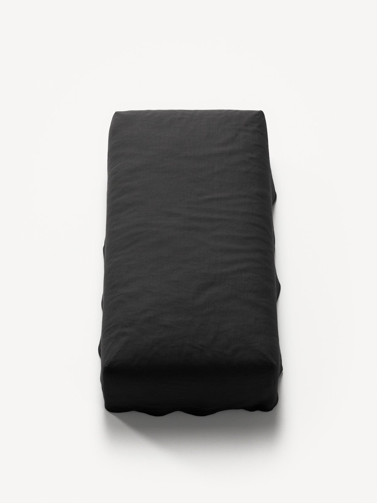 NOMAD - Pouf - Pure Linen Dark Charcoal