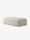 NOMAD - Pouf - Pure Linen Off-White