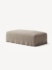 NOMAD - Pouf - Pure Linen Pale Gray