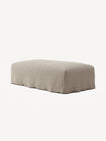 NOMAD - Pouf - Pure Linen Pale Gray