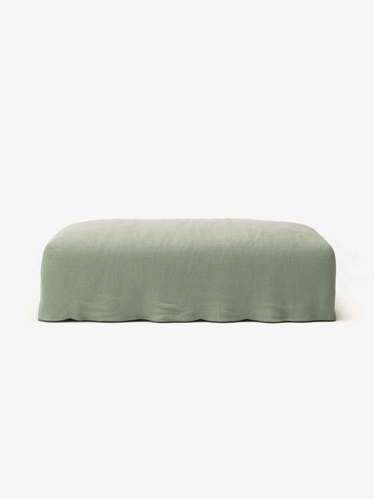 NOMAD - Pouf - Pure Linen Vivid Green